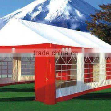 Red and white Large event PE/PVC tent for party