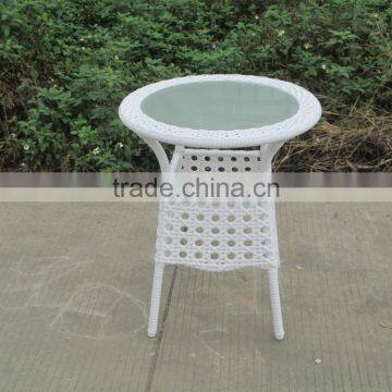 Hexagonal 2 Seater Table Set Used Cafe Poly Rattan Furniture Restaurant