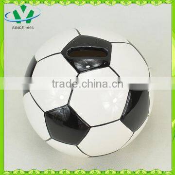 Ceramic Coin Factory Bank With Football Design photo-3