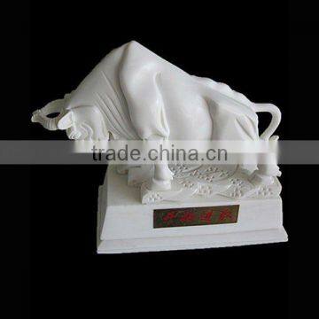 Small Marble Animal Craft of Ox Statue