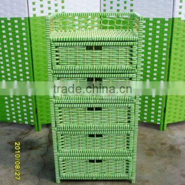 100%handmade wholesale solid wood kitchen cabinet basket