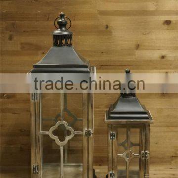 Home Decoration Antique Personalized Wood Garden Candle Lanterns