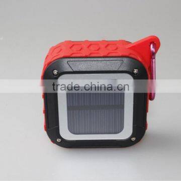 New Arrive Outdoor Solar Panels Charge Bluetooth Speaker Solar Waterproof Stereo Speaker photo-5