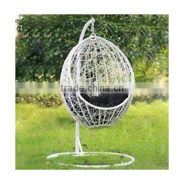 2014 New design swing rattan hanging egg shaped chair