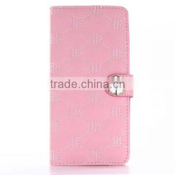 Embroidery Embossing Flower Flip Leather Phone Case With Magnet Clasp for IPhone 7 Plus photo-2