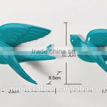 3D Color Bird Resin Room Decor 3d Wall Stickers