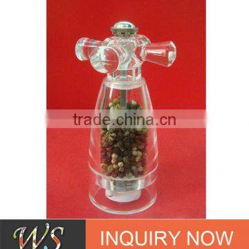 WS-SH16Z Plastic Adjustable Ceramic Grinding Mechanism, salt and pepper grinder set