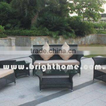Black Outdoor Sofa Set With Daybed Sofa photo-2
