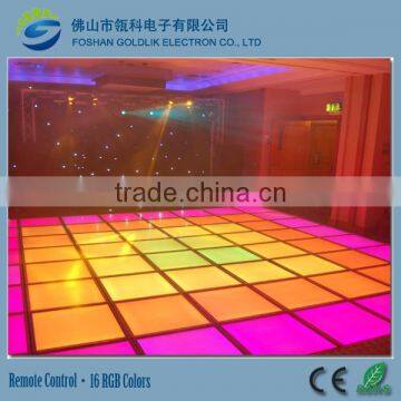 LED Stage wedding square underground decoration light RGB SMD5050 DMX/sensitive led dance floor