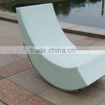 outdoor rattan rocking chair