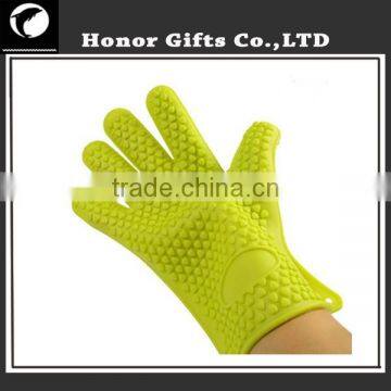 Customized Logo Wholesale Waterproof Heat Resistant Non-stick Silicone Gloves