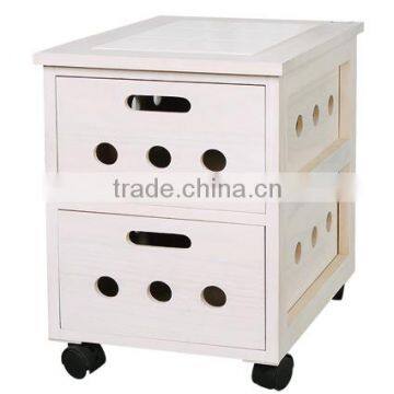 New Style High Quality and Good Price Wooden Cabinet With Wheels photo-6