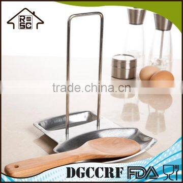 High Quality Stainless Steel Pot Lid and Spoon Holder, Kitchen Spoon Rest photo-2