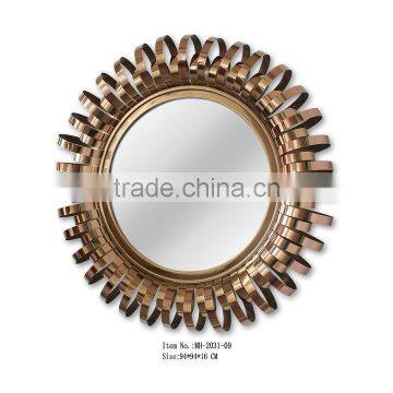 Stainless Steel Framed Decorative Wall Mirror photo-4