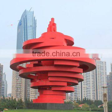 Contemporary Outdoor Decorations Stainless Steel Kinetic Sculpture for Garden photo-2