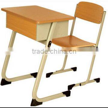 School Furniture Single Desk and Chair Executive Office Table Design Metal Workshop Table photo-4