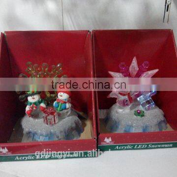 2015Dongguan Acrylic LED Color-changing Snowman and Snowflake photo-5