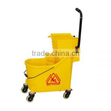 Professional heavy duty industrial mop bucket with wheels, industrial mop bucket