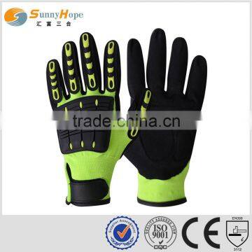 mechanical gloves working gloves TPR nitrile coated gloves