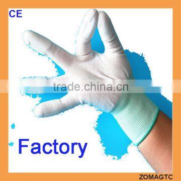 ESD carbon PU fingertip protective gloves