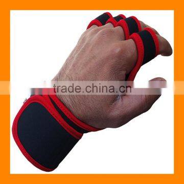 Full Palm Protection Neoprene Grips With Slicone Dots Power Lifting Weight Grips photo-2