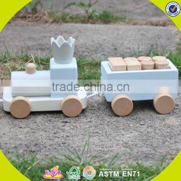 2017 Wholesale Wooden Pull Toys for Toddlers Funny Train Wooden Pull Toys for Toddlers Best Pull Toys for Toddlers W05C075 photo-3