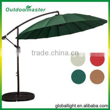 Foldable 9 Feet Patio Umbrellas With Fiberglass Ribs