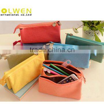 Multi-function cheap retail polyester pencil bag for binder