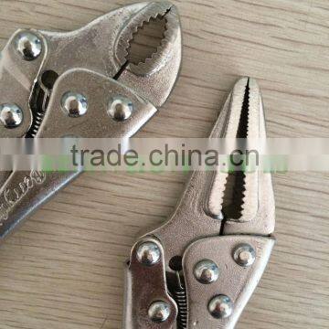 Berrylion Mini Lock Pliers Set 5"/125mm Curved and Flat Jaw Locking Plier Set for Sale photo-5