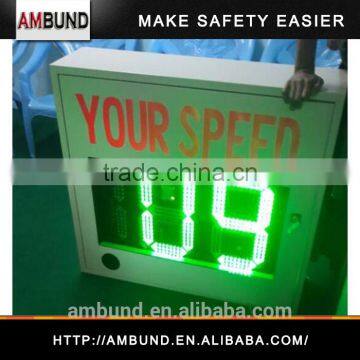 Speed Limit Road LED Sign Solar Power Speed Radar Sign photo-2