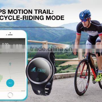 2017 E07 Smart Watch Bluetooth 4.0 IP67 Waterproof Fitness Tracking Pedometer Round Dial Watch photo-3