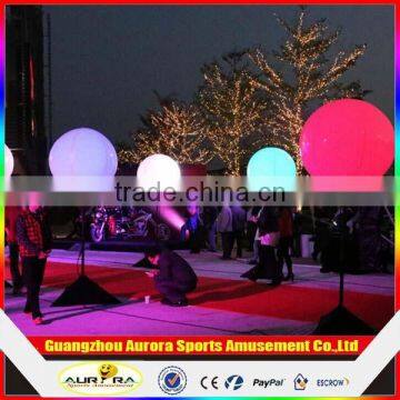 Factory price inflatable led balloon with stand for wedding/party decoration