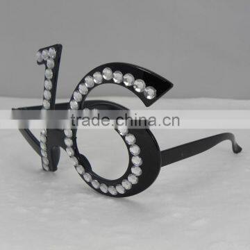 Plastic Number Shaped Eyeglasses photo-2