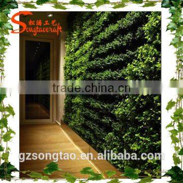 Hot Sale Artificial Grass Wall Decorative Plastic Artificial Green Wall Vertical Green Wall photo-2