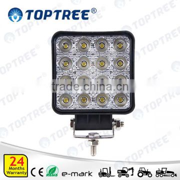 Toptree 27w tractor utility lamps 10-30v led car head lamp auxiliary work light