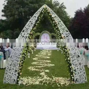 ox Horn Arched Door , Wedding/birthday/party /festival Flowers &wreaths Type Prettly Engraved Door photo-4