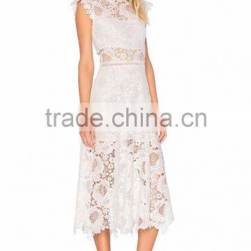 New Design Elegant Women Lace Dress Fashion Boutique Dress photo-2