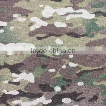 65% Polyester/35% Cotton MULTICAM camouflage printed ripstop fabric