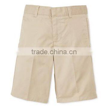 Boys' Uniform Regular Fit Flat-Front Shorts