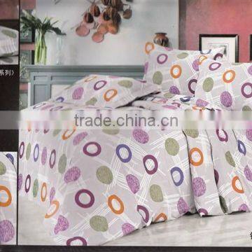 100%polyester digital printed elegant flower design diamond velvet luxury bedding set