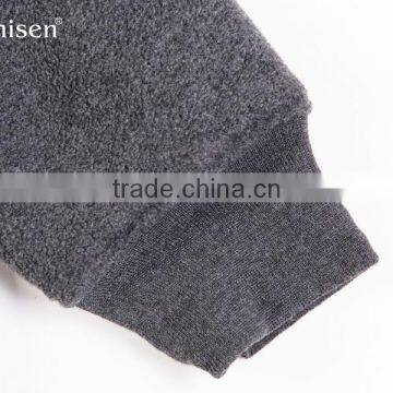 Wholesale Oem Service Men Grey Fleece Jacket Hoodies Winter Jacket photo-6