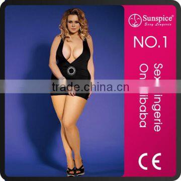 Plump Women Sexy Mature Plus Size Lingerie Hot Sexy Lingerie Open Bra photo-4