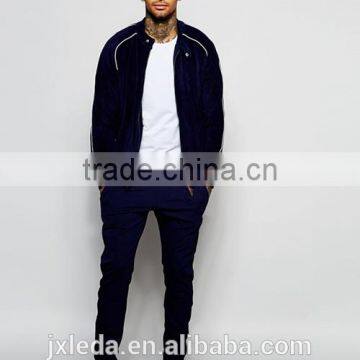 Vintage Towelling Plain Track Jacket for Men photo-2