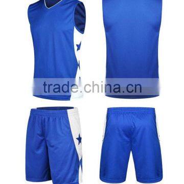 Men New Pop Plain Basketball Jersey Set