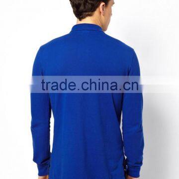 2015 New Men's Polo Long Sleeve Shirt,cotton Poloshirt, China Garment Factory Oem photo-2