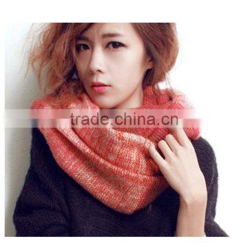 Moq.1pc High Quality 5 Color Choice Fashion Stitching Neckwear Lovely Magic Muffler Scarves photo-2