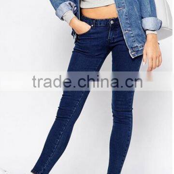 Runwaylover Elastic Fashion Blue Denim Jeans Women Top Quality Wholesale photo-4