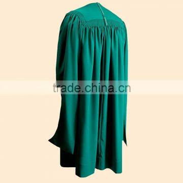 Premium Green Masters Graduation Gown photo-2