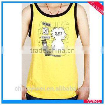 fashionable athletic tank top vest singlet for men