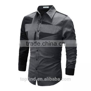 Top Sale Latest New Style Men's Long Sleeve Machine Washable T-shirt Cotton photo-2